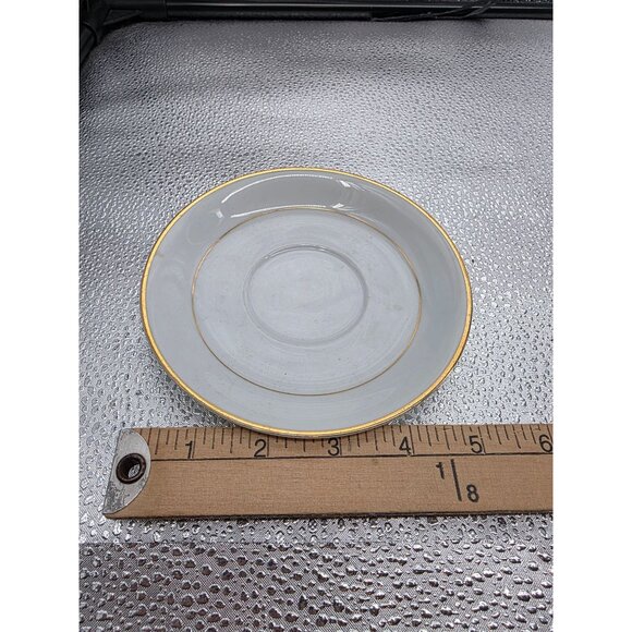 Noritake Gold Rimmed Porcelain Saucer Plate - Picture 2 of 4